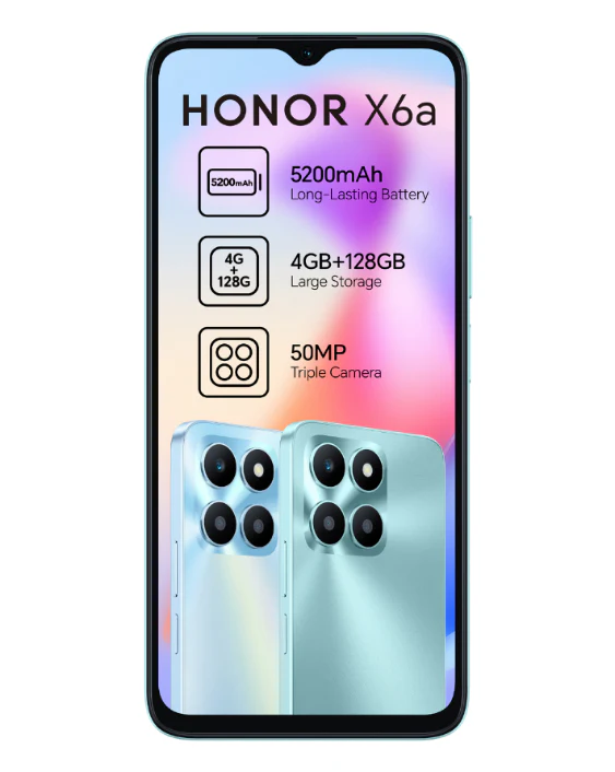 X6A 128GB Dual Sim Cyan Cellphone Vodacom